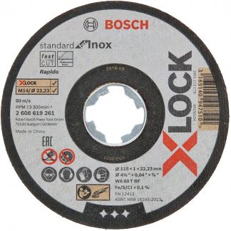 Mola da Taglio Dritta Standard, per Inox, X-Lock BOSCH
