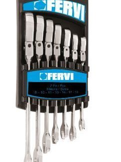 0690 SERIE CHIAVI CON TESTA SNODATA 7PZ.